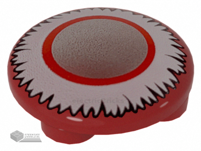 2654pb012 – Plaat, rond 2 x 2 cm bedrukt