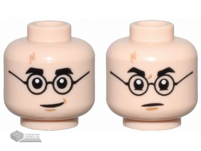 3626pb2108 Minifiguur hoofd 2-zijdig bedrukt