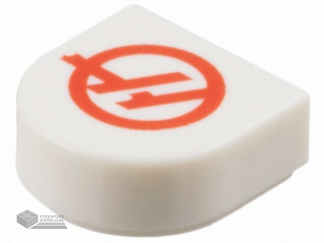 25269 – Tegel, rond 1 x 1 kwart