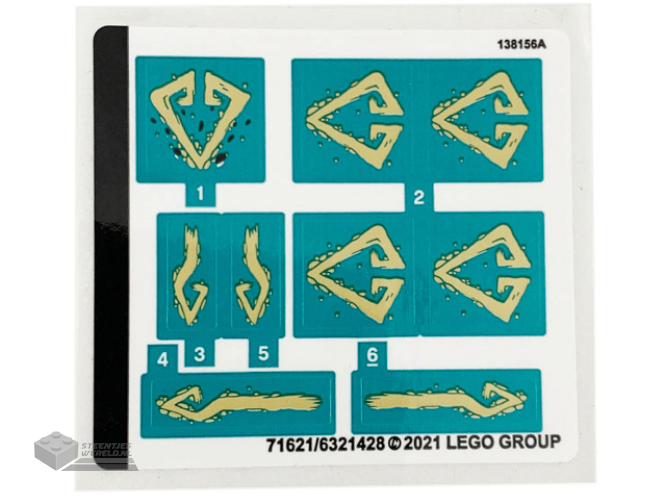 77256stk01 – Stickervel voor set 77256 – (10115856/6585755)