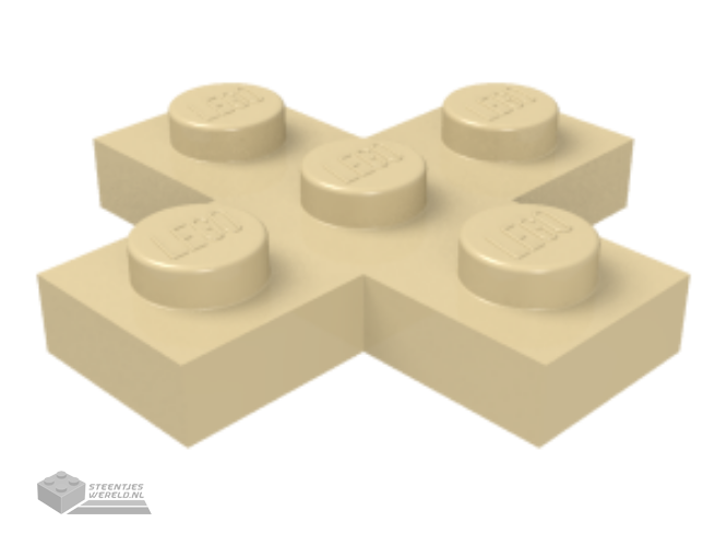 15397 – Plaat, aangepast 3 x 3 kruis