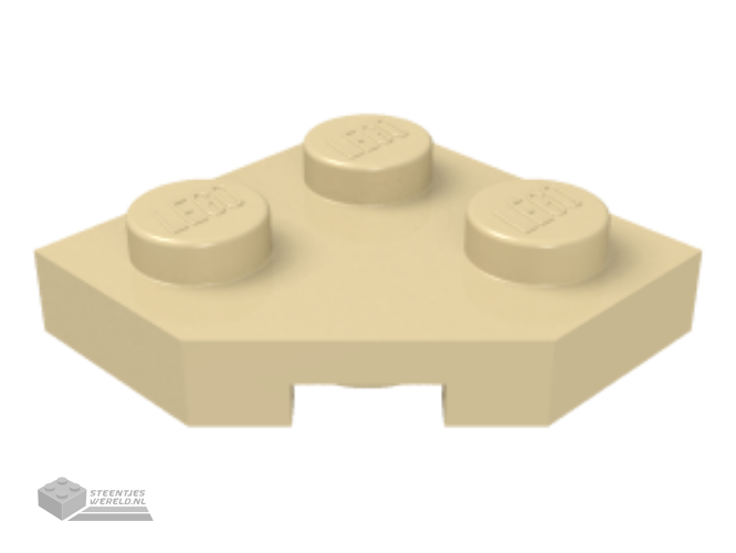 24866 – Plaat, rond 1 x 1 met bloemrand (5 bloemblaadjes)