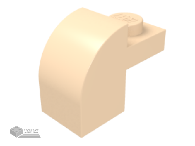 49307 – Dakpan, gebogen 1 x 1 x 2/3 Dubbel