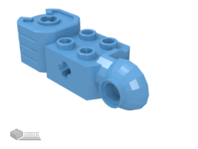 42545pb002L – Technic, Spatbord voor paneelauto, gebogen, 13 x 2 x 5 cm, rechte bovenkant bedrukt