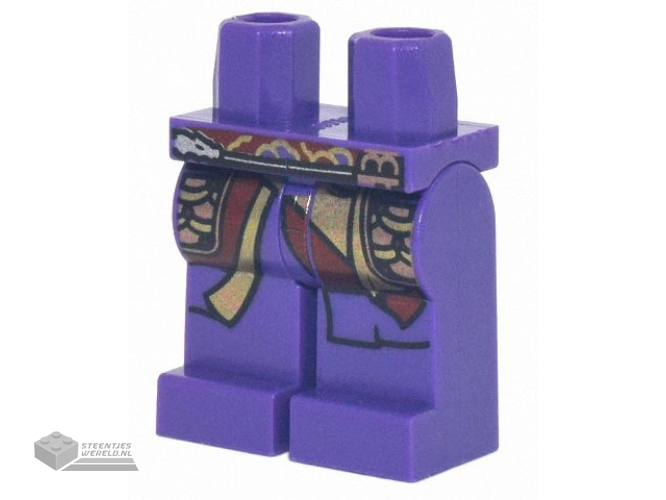 970c00pb1477 – Minifiguur benen bedrukt