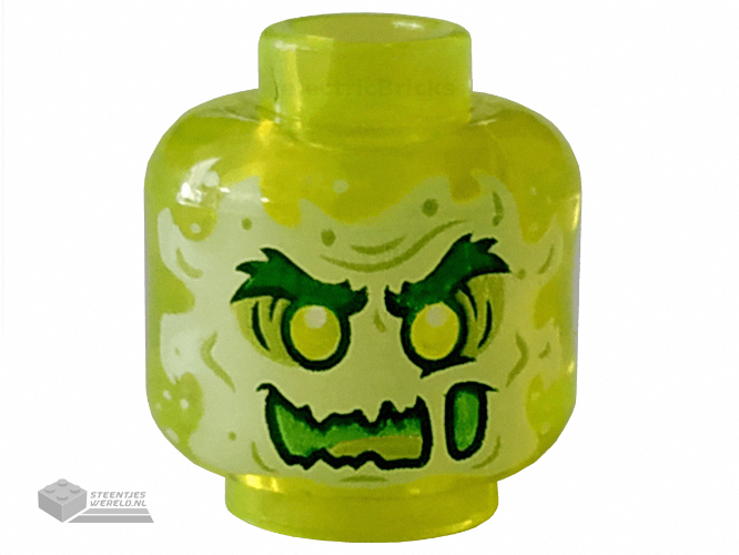 3626pb3966 Minifiguur hoofd 2-zijdig bedrukt
