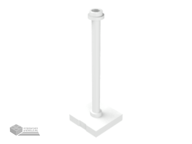 98549 – Steun 2 x 2 x 5 balk op tegelbasis met holle bout en stopring