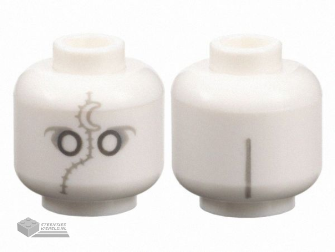 3626pb3458 Minifiguur hoofd 2-zijdig bedrukt
