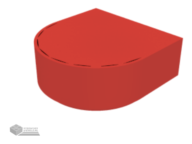 24246 – Tegel, Rond 1 x 1 Halve Cirkel Uitgebreid