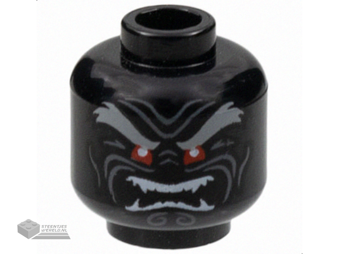 3626pb3458 Minifiguur hoofd 2-zijdig bedrukt