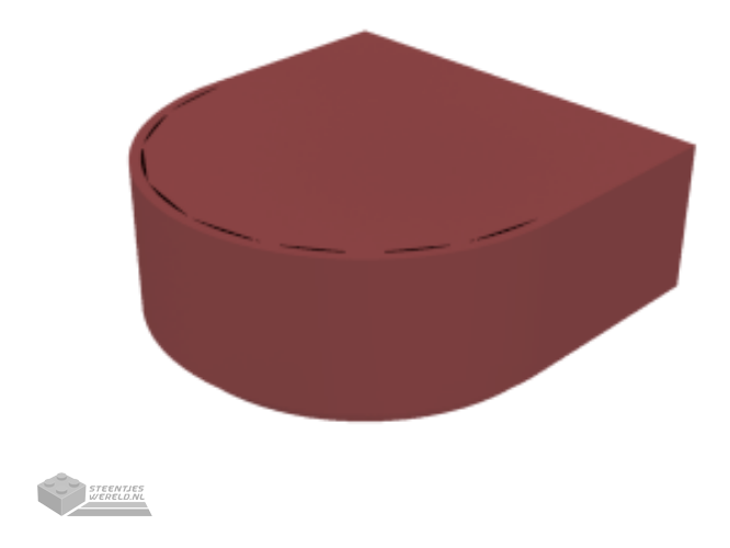 24246 – Tegel, Rond 1 x 1 Halve Cirkel Uitgebreid