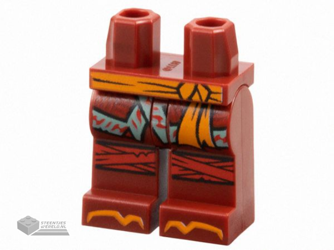 970c00pb1674 – Minifiguur benen bedrukt