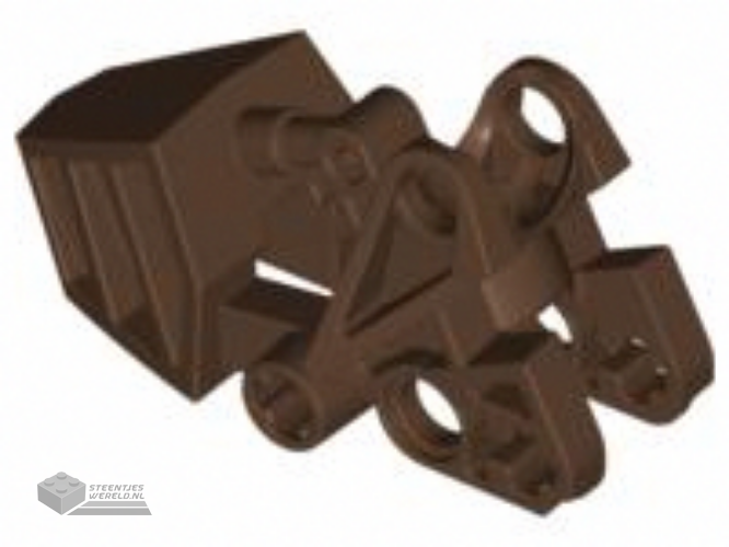 32475 – Bionicle voet met kogelgewricht 3 x 6 x 2 1/3, afgeronde bovenkant