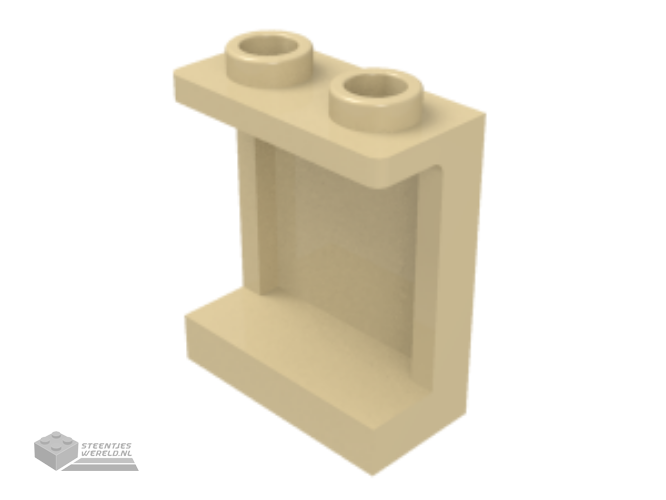 4085d – Plaat, aangepast 1 x 1 met open O-clip dik (verticale grip)