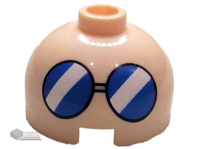 1989 – Minifiguur, met naar achteren gekamd, golvend haar en een korte baard.