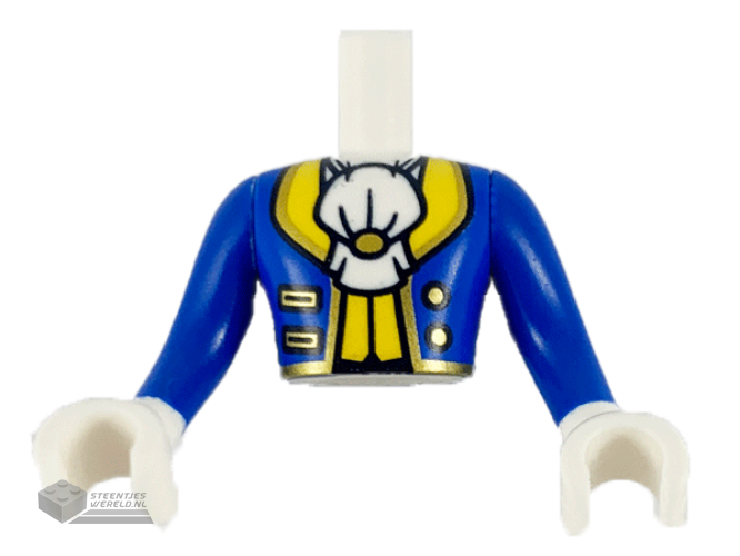 FTMpb050c01 – Torso Minipop Man Blauwe Jas bedrukt
