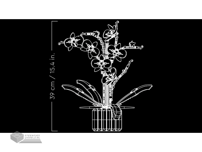 LEGO Botanicals 10311 Orchidee - Orchid - Afbeelding 9