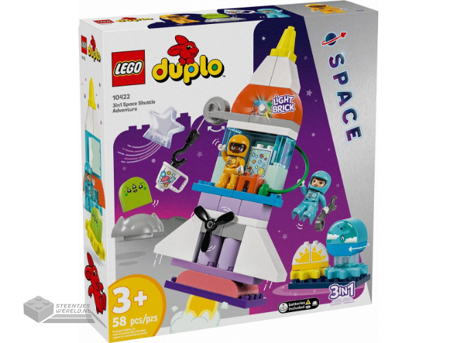 LEGO Duplo 10422 3-in-1 ruimteavontuur – 3in1 Space Shuttle Adventure