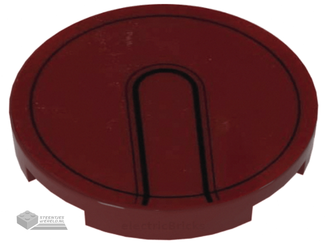 14769pb498 – Tegel, rond 2 x 2 bedrukt
