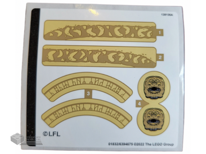 76454stk02 – Stickervel voor set 76454, vel 2, gespiegeld – (10114173/6551865)
