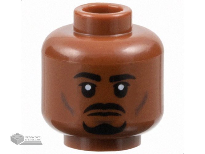 3626pb3706 Minifiguur hoofd bedrukt