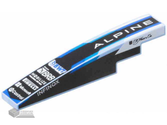 5982pb02 – Flame Trail Spike met asuiteinde en gemarmerd donkerpaars patroon