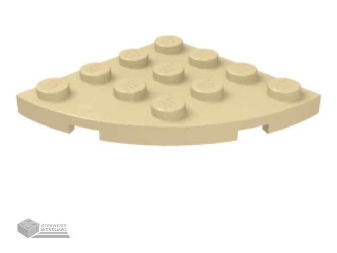 3386 – Steen, Rond 1 x 1 x 2/3 Halve Cirkel Uitgebreid met Zijnoppen