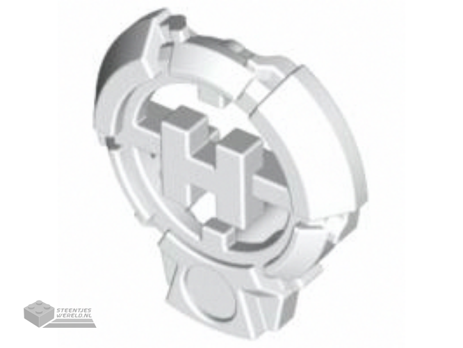 92199 – Hero Factory borstbadge met ‘H’ en platte onderkant