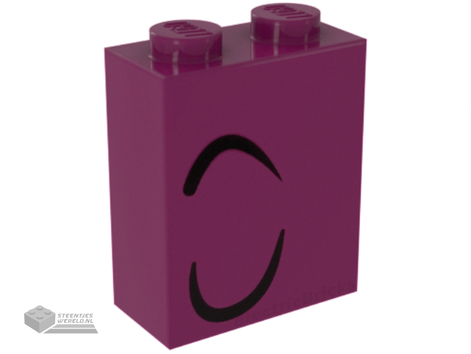 3626pb3168 Minifiguur hoofd vrouw 2-zijdig bedrukt
