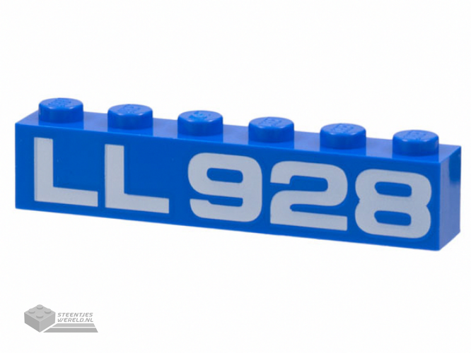61406pb05 – Plaat, aangepast 1 x 2 bedrukt