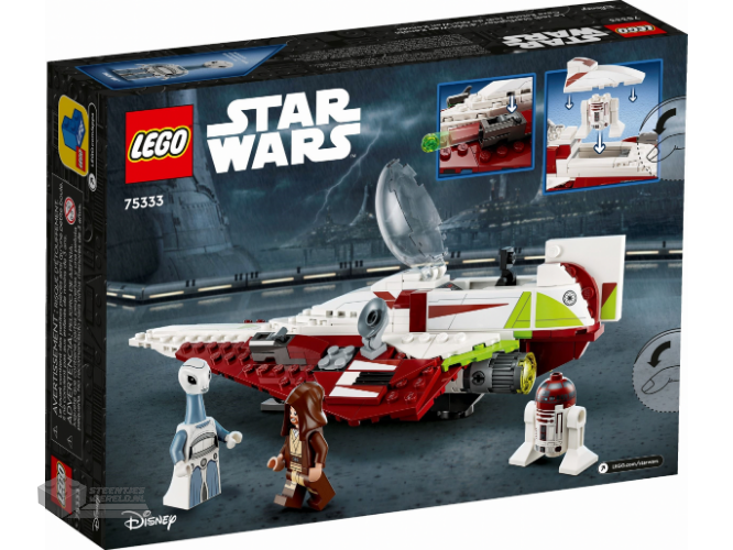 LEGO Star Wars 75333 De Jedi-sterrenjager van Obi-Wan Kenobi - Obi-Wan Kenobi's Jedi-sterrenjager - Afbeelding 6