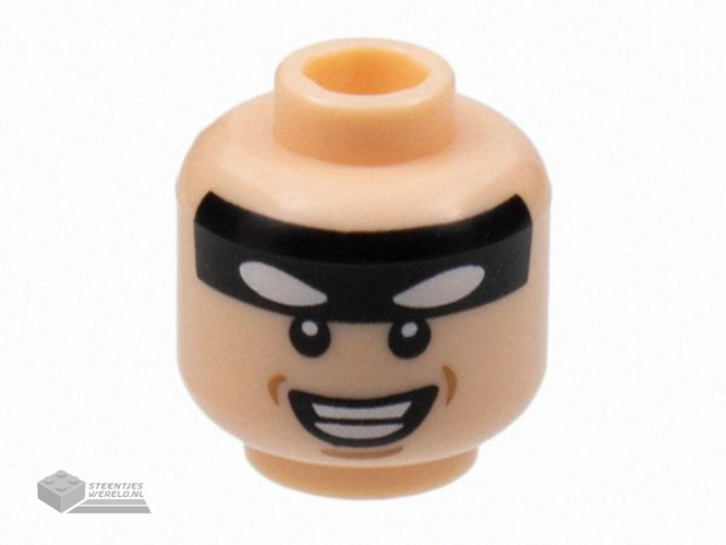 3626pb3591 Minifiguur hoofd kind 2-zijdig bedrukt