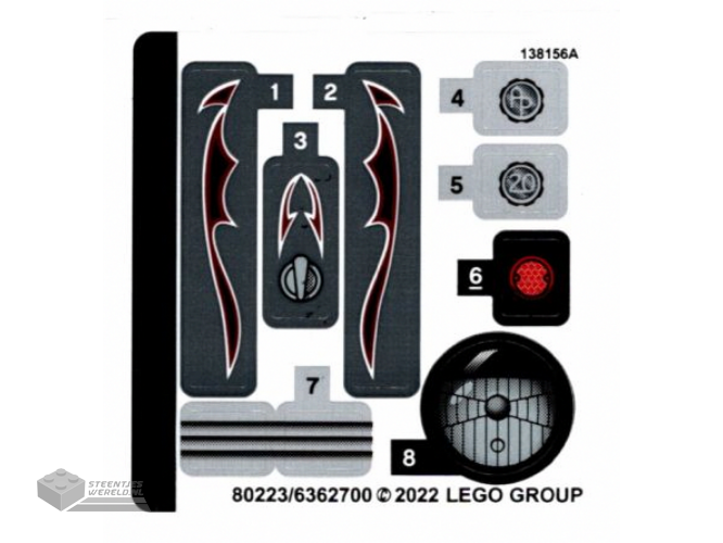 30343stk01 – Stickervel voor set 30343 – (75763/6332975)
