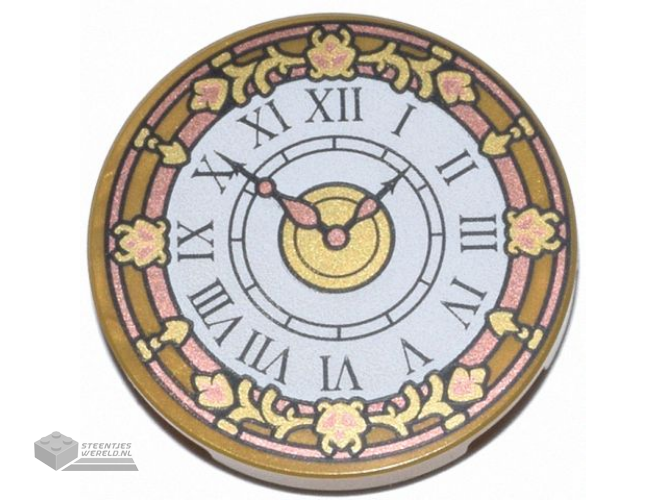 67095pb085 – Tegel, rond 3 x 3 cm bedrukt