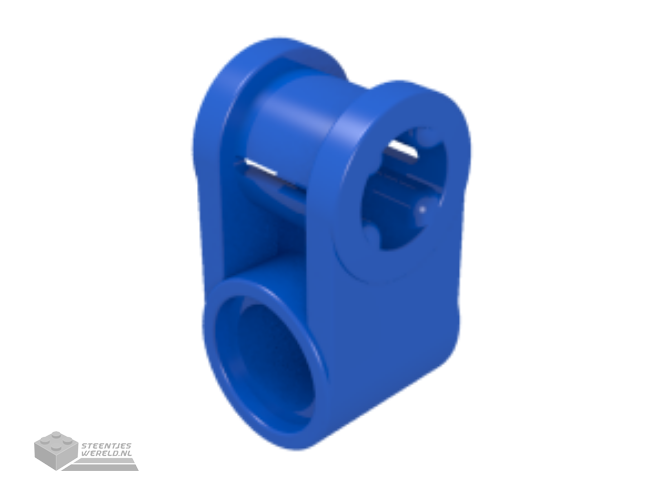 60475b – Steen, aangepast 1 x 1 met open O-clip (verticale grip) – Holle nop