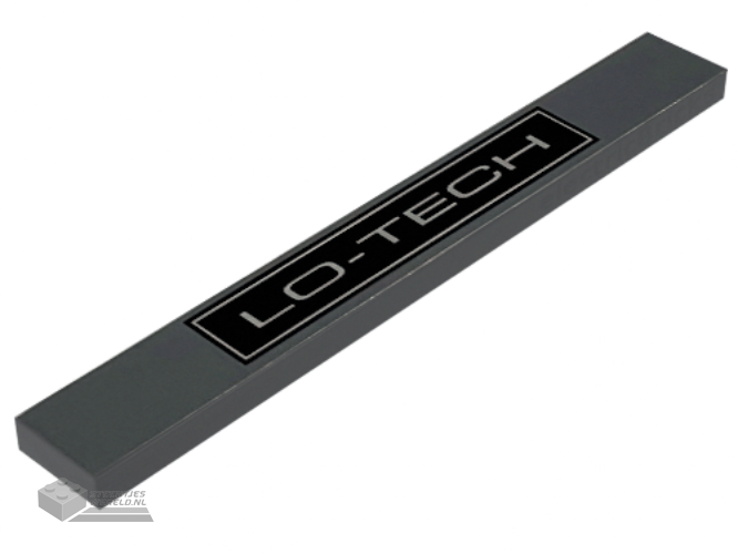 4162pb225 – Tegel 1 x 8 met ‘LO-TECH’ patroon