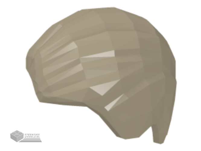 79688 – Minifiguur, mannelijk haar, gekruld met rechte zijkanten