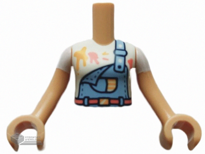 3626pb3770 Minifiguur hoofd vrouw 2-zijdig bedrukt