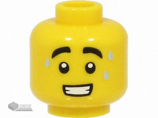 3626pb2973 Minifiguur hoofd bedrukt