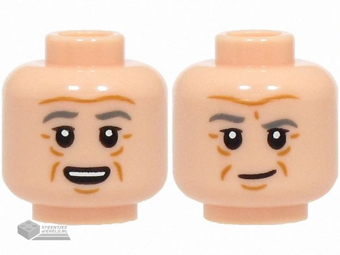 3626pb3458 Minifiguur hoofd 2-zijdig bedrukt