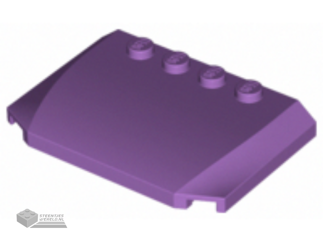 4871 – Dakpan, omgekeerd 45° 4 x 2 Dubbel met 2 x 2 Uitsparing