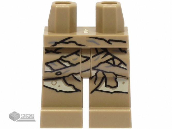 970c00pb1674 – Minifiguur benen bedrukt