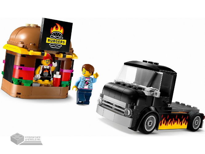 LEGO City 60404 Hamburgertruck - Burgertruck - Afbeelding 3
