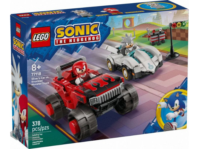 LEGO Sonic 77118 Silvers auto vs. Knuckles’ monstertruck – Silvers auto vs. Knuckles’ monstertruck