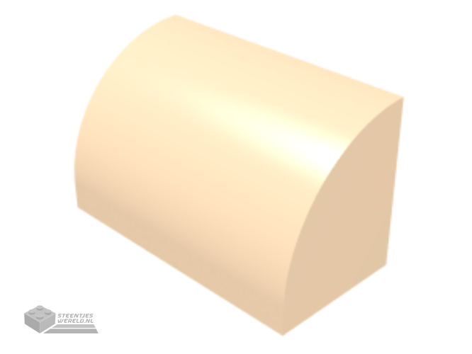 49307 – Dakpan, gebogen 1 x 1 x 2/3 Dubbel
