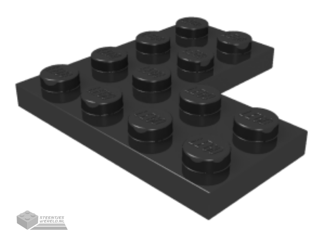 24866 – Plaat, rond 1 x 1 met bloemrand (5 bloemblaadjes)