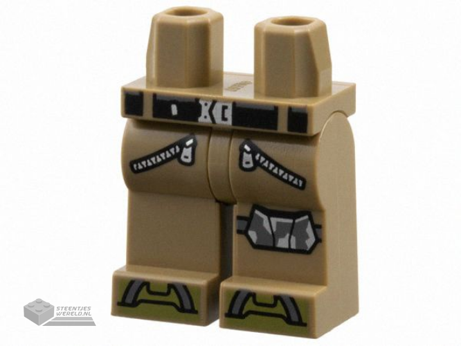970c00pb1571 – Minifiguur benen bedrukt