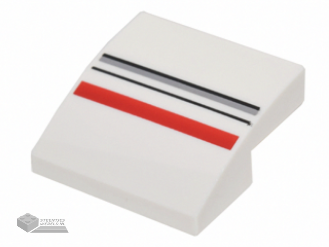 93273pb217 – Dakpan, gebogen 4 x 1 x 2/3 dubbel bedrukt