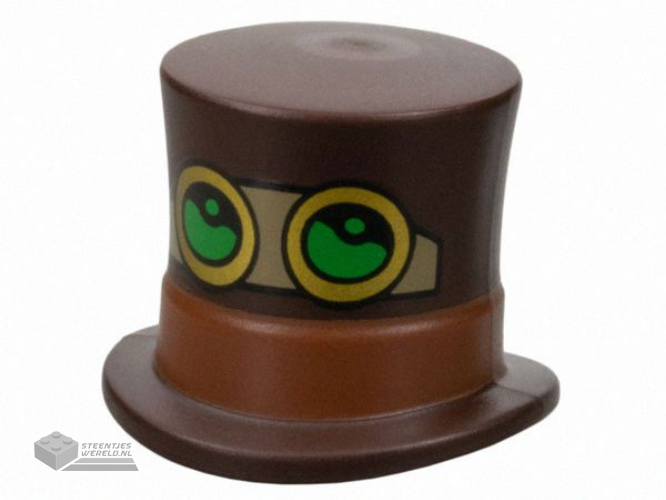 4910pb06 – Minifiguur, Ninjago hoofddeksel type 6 bedrukt