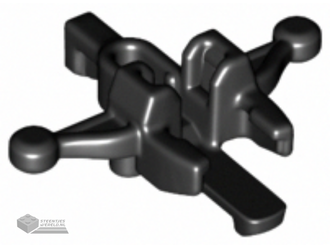 88283 – Minifiguur, halflang, warrig haar met middenscheiding